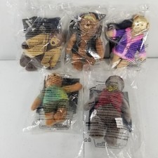 Lot Of 5 Disney The Country Bears McDonalds Plush Happy Meal Toys 2002 UNOPENED 