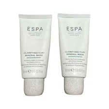ESPA Clarifying Clay Mineral Mask TRAVEL SIZE 1 oz. / 30 ml NEW & SEALED (2)