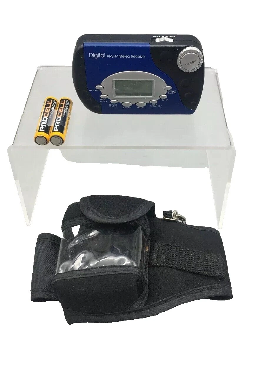 Jensen портативные радио AM/FM часы с разъемом для наушников