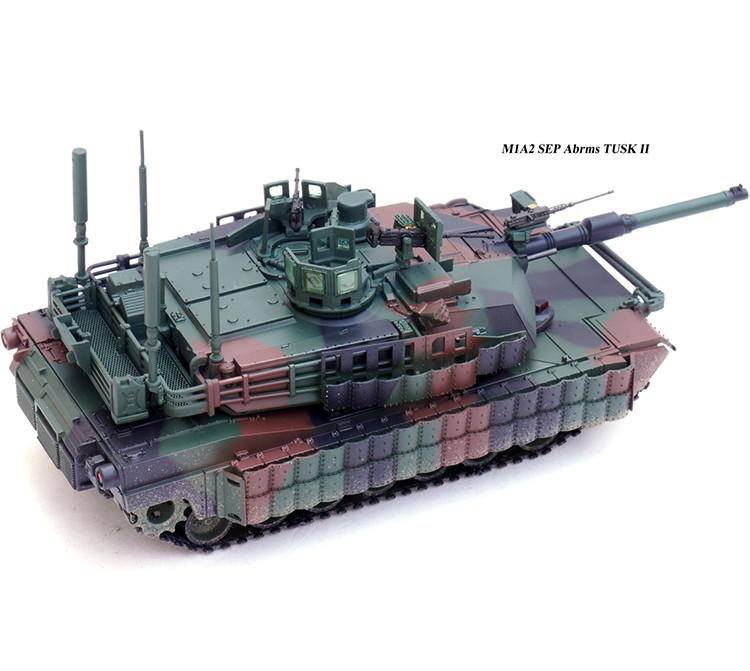 New 1:72 Scale U.S. Army M1A2 Abrams Main Battle Tank NATO Camouflage Model