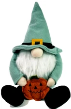 Gnome Fall Pumpkin Patch Plushy Nordic  14.25" Tall Harvest Time