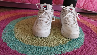 SCARPE FILA DISRUPTOR Logo Low Wmn Taglia 38 Cod 1010748-25Y Nero EUR 71,80  - PicClick IT