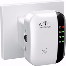 NEW WiFi Range Extender Internet Booster Wireless Signal Repeater