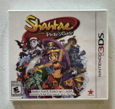 Shantae and the Pirate's Curse (Nintendo 3DS, 2016) NEW