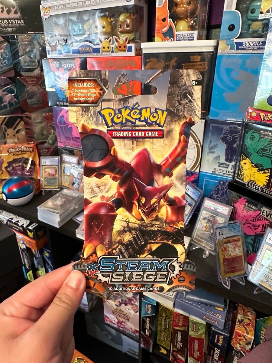 Pokemon TCG XY Steam Siege (1) Booster Pack English - Factory Sealed Random  Art