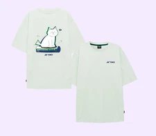 YONEX 24F/W Unisex Badminton T-Shirts Sportswear Casual Top OverFit 243TS047U