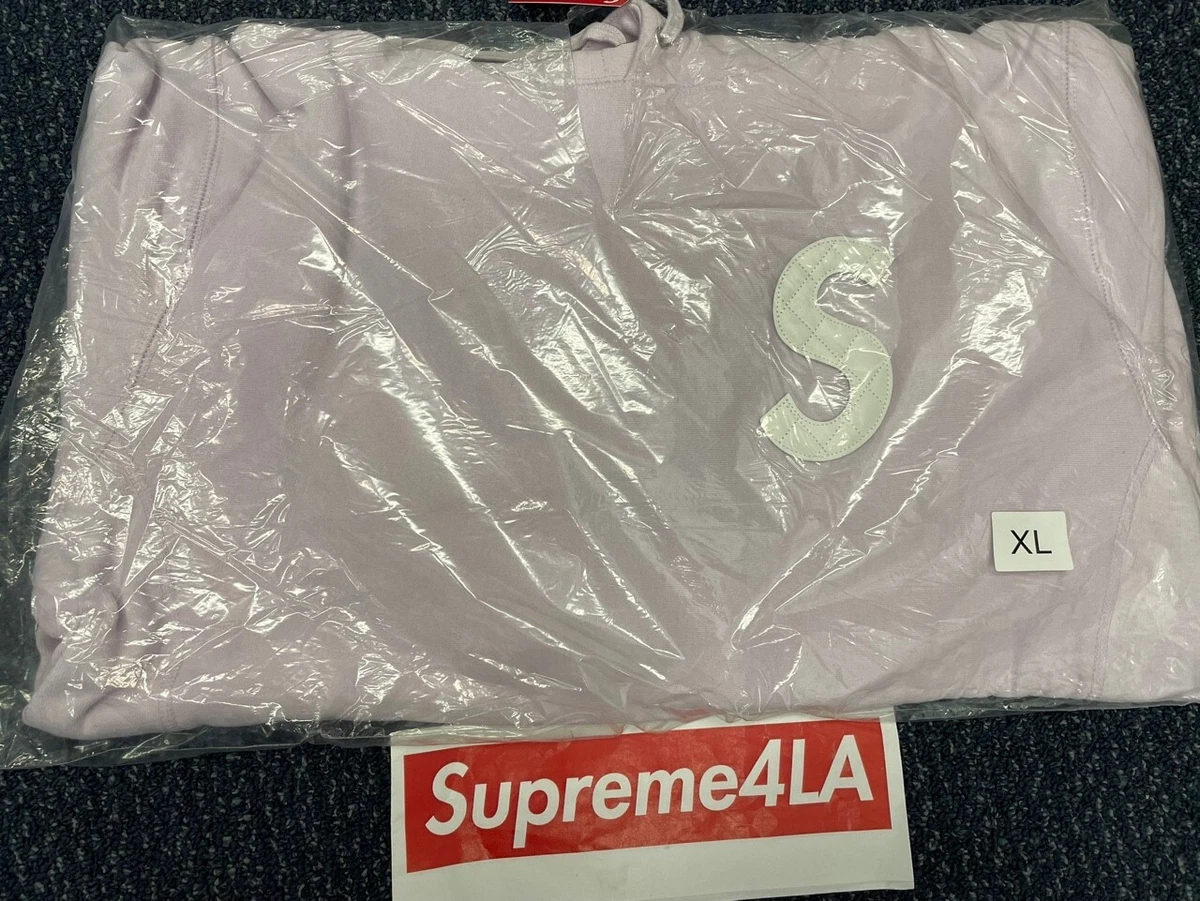 Supreme 20SS S Logo Hooded Sweatshirt Light Purple XL | eBay