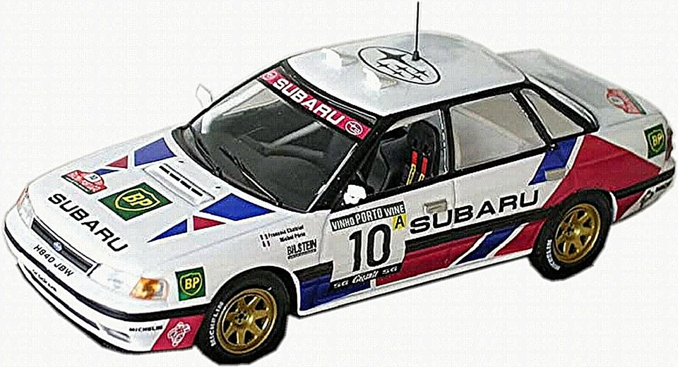 Subaru Legacy Rs Rally De Portugal 1991 Bp #10 F.Chatriot + M. Perin 1:43 - Imagen 2 de 4