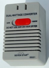4-DELUXE 1650WATT SUAL CONVERTER 1650 WATT HI-LO-SELECTOR 220 VOLT    29.50