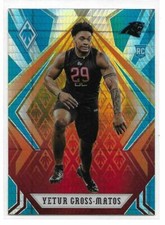2020 Panini Phoenix Yetur Gross-Matos Fire Burst Parallel Rookie Card . rookie card picture