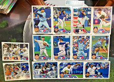 2023 Topps Series 1 Base Card Team Set TORONTO BLUE JAYS - 13 card set