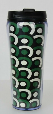 VERA BRADLEY Hot/Cold Travel Mug 16 oz IMPERIAL TILE Retired Pattern 2016 NEW