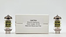 12AT7EH Electro-Harmonix Pre-War Russia Pair (New Old Stock) NEW 1 Year Warranty