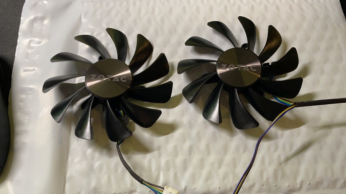 グラフィックカード冷却ファンZOTAC GTX 1070Ti 1080 4ピン GPU Replacement Cooling Cooler Fan For Zotac GTX 1080 1070ti