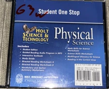 Physical Science (Holt Science & Technology), Student One Stop CD