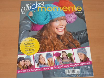 Annika Glücks-Momente Stricken mit Strick Rezepte Ausgabe 1-2017 1A!