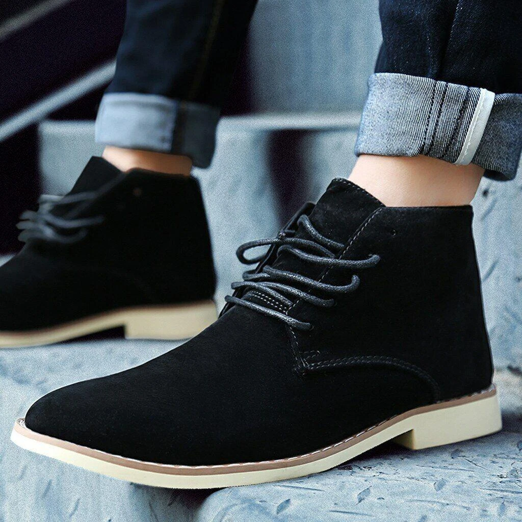 Zapatos casuales Chukka tipo botin para hombre