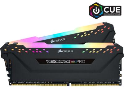 CORSAIR Vengeance RGB Pro 32GB (2 x 16GB) 288-Pin PC RAM DDR4 3200