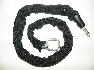 Einsteckkette  140 cm schwarz für AXA  Defender /  Victory Kette Schloss