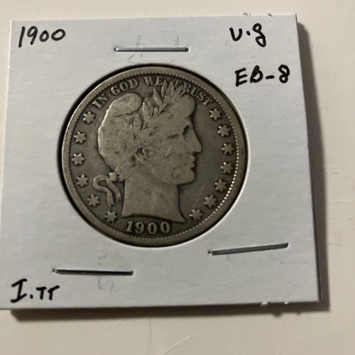 1900 Barber Half Dollar