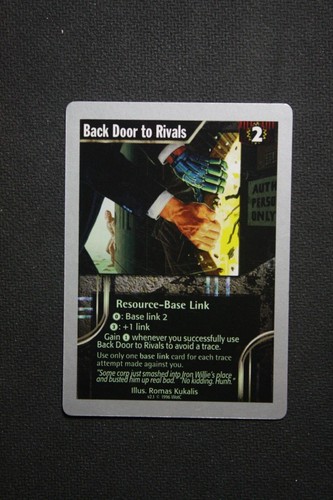 WotC NetRunner CCG/TCG *V1.0 & Proteus* Runner Singles - Picture 10 of 147