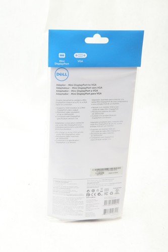 SEALED DELL Mini DisplayPort to VGA Adapter Cable connector PNKVT F43 - Picture 2 of 5