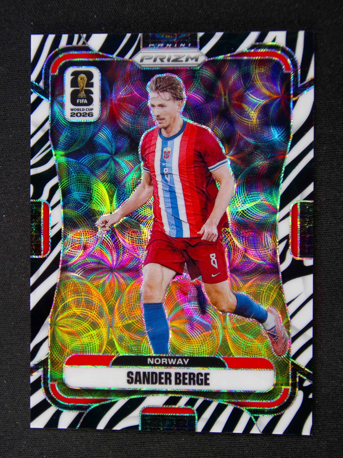 2026 Prizm FIFA World Cup Sander Berge #328 Zebra