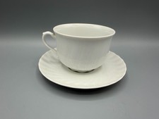 Seltmann Weiden Bavaria W. Germany  Porzellan Regina weiß Kaffeetasse 2tlg - TOP