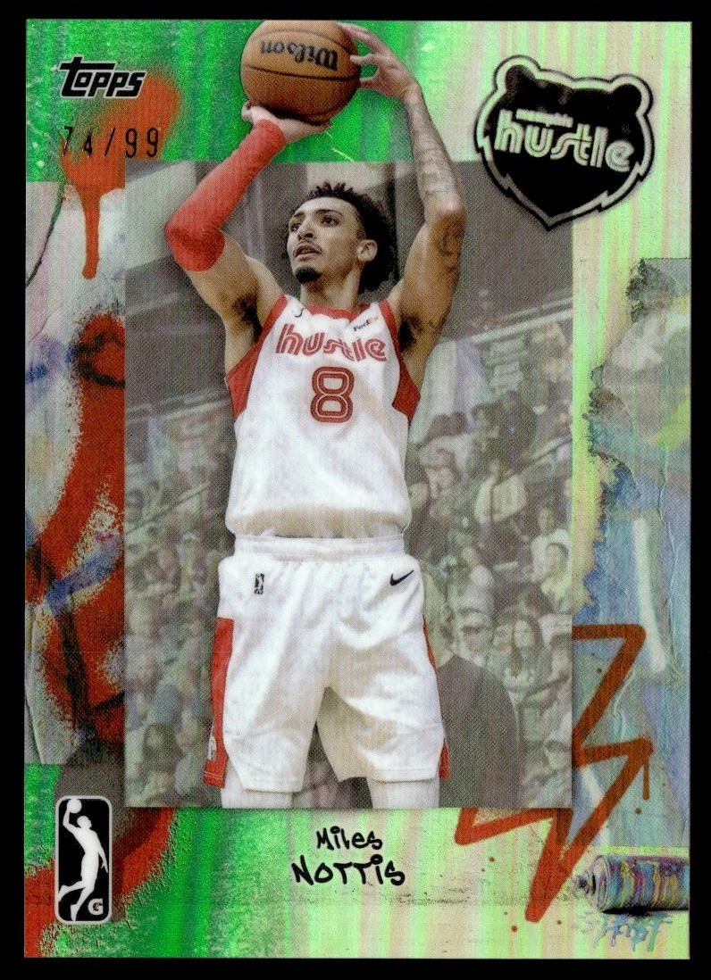 2024-25 Topps G-League Green Refractor Miles Norris 74/99 #BV-28