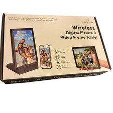 10.1  WiFi Digital Picture Frame 16GB Touch Screen Frameo App Sealed