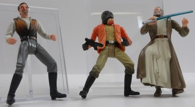 Star Wars Action Figuren Lot: Obi-Wan Dr. Evazan Ponda Baba - Cantina Showdown