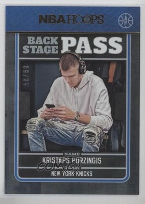 2017 Panini NBA Hoops Back Stage Pass Artist Proof 8/25 Kristaps Porzingis 0fo5