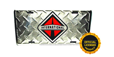 licensed HI INTERNATIONAL HARVESTER 3D EMBOSSED METAL CAR NOVELTY LICENSE PLATE
