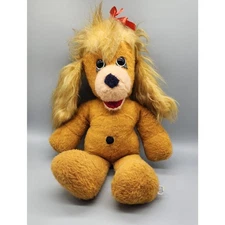 Vintage Animal Fair Gold Girl Dog Clara Plush Henry Friend 20" Stuffed Toy *Read