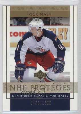2002-03 Upper Deck Classic Portraits NHL Protégés /1500 Rick Nash Rookie RC 2a8