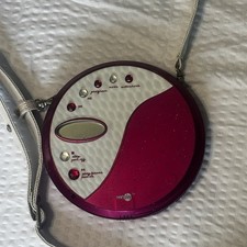 Vintage Y2K NextPlay NP325GS Pink Glitter Portable CD Player March 2004 Rare