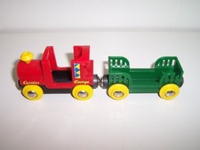 BRIO Curious George Wooden Train  Wagon