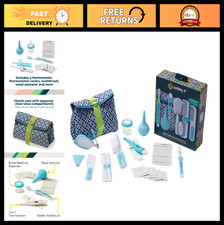 Deluxe Baby Healthcare  Grooming Kit - 25 Essential Pieces for Newborns, Arctic