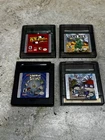 LOT of 4 Gameboy Color GBC Games Rugrats, Army Men, Mickeys Racing Tested