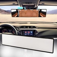 Broadway Car Rear View Mirror HD Anti Glare Universal 12 Inch large 300mm White