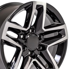 18x8.5 OE Wheels CV34B Black Machined Wheel 6x5.5 (26mm)