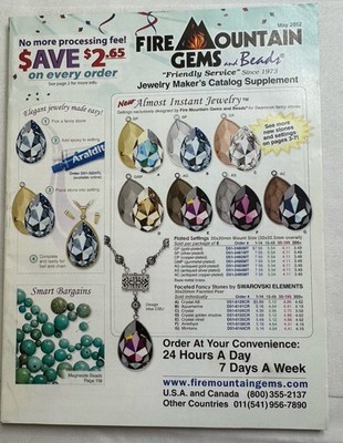 Fire Mountain Gems and Beads Seed Bead Jewelry Supplies Catalogue 2012