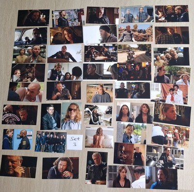Set-3  45x Film Foto Sammlung soa samcro sons of anarchy 45 Stück Sammler TOP