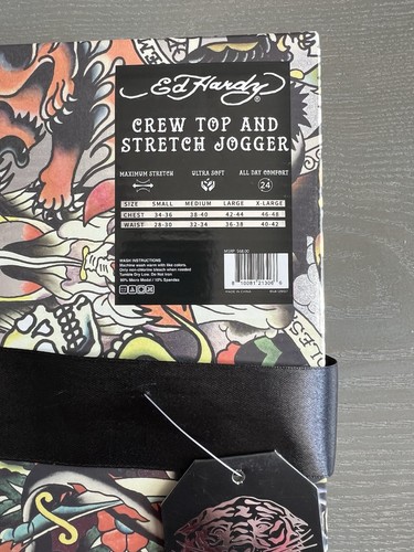 Ed Hardy Crew Top & Stretch Jogger Set - Picture 7 of 7