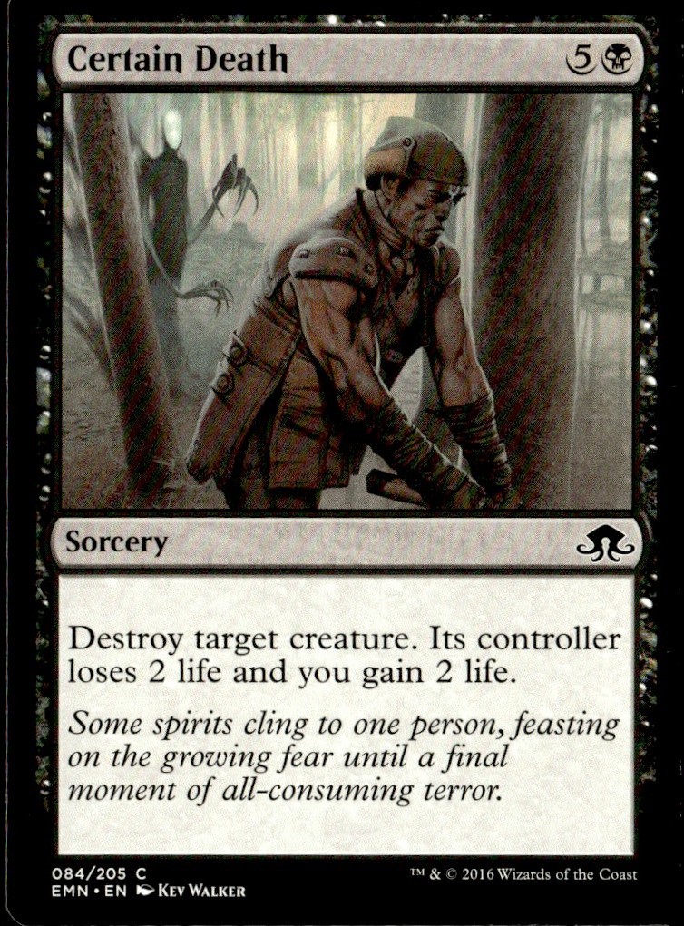2016 Eldritch Moon Certain Death Expansion/Common #84