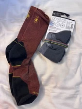 Smartwool Sz XL Run Socks Unisex (2 Pairs)