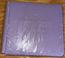 Creative Memories 7x7 Album Purple Lavender Silver Shooting Star NWOT Sealed