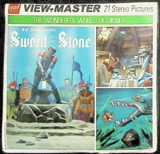 Walt Disney's Sword In The Stone 3d View-Master 3 Reel Packet SEALED