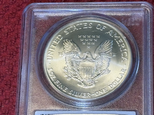2003 1 $ American Silver Eagle PCGS MS 69 | American Heroes Edition Jessica Lynch - Bild 2 von 2