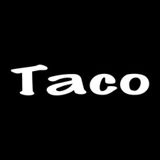 Taco Mexican Food Decal Sticker White Die Cut Vinyl